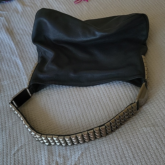 *RARE* Betsey Johnson Leather Studded Handle Bag (G.U.D.) - Picture 6 of 12